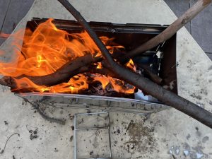 モンベル「フォールディング ファイヤーピット」が最高だった。