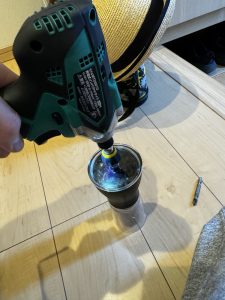 コーヒーミルのハンドルがなくなったので...